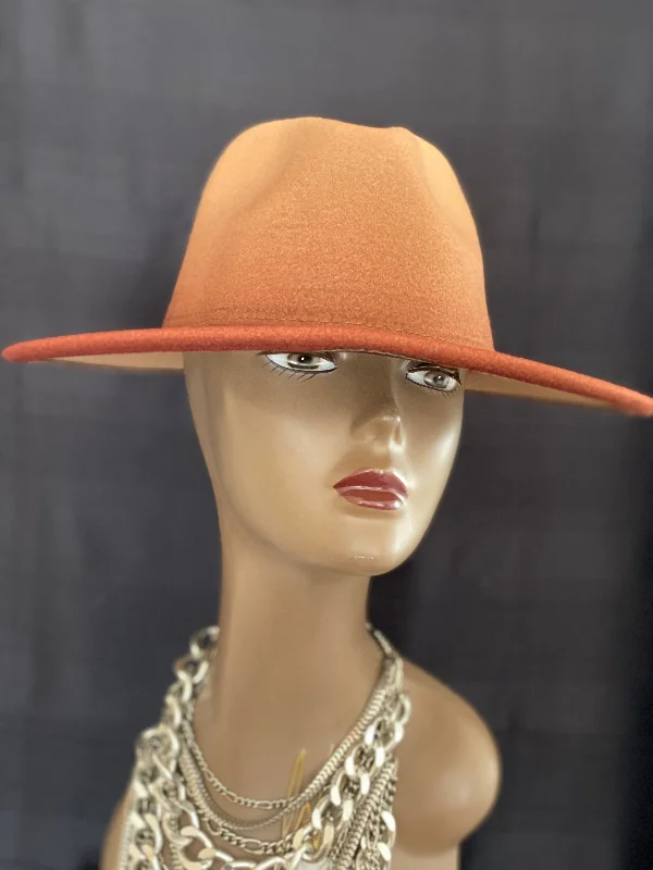 Tan Top w/ Cognac Brim