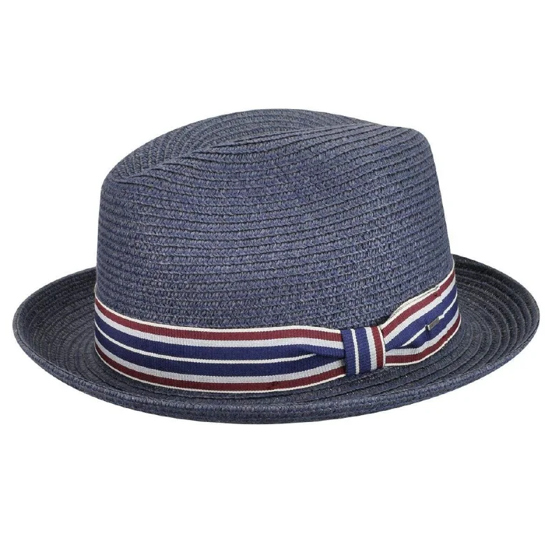 Bailey Salem Pinch Front Toyo Straw Fedora