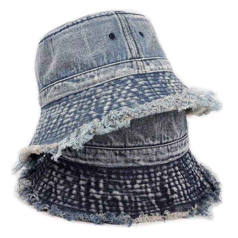 Basquiat Denim Bucket Hat