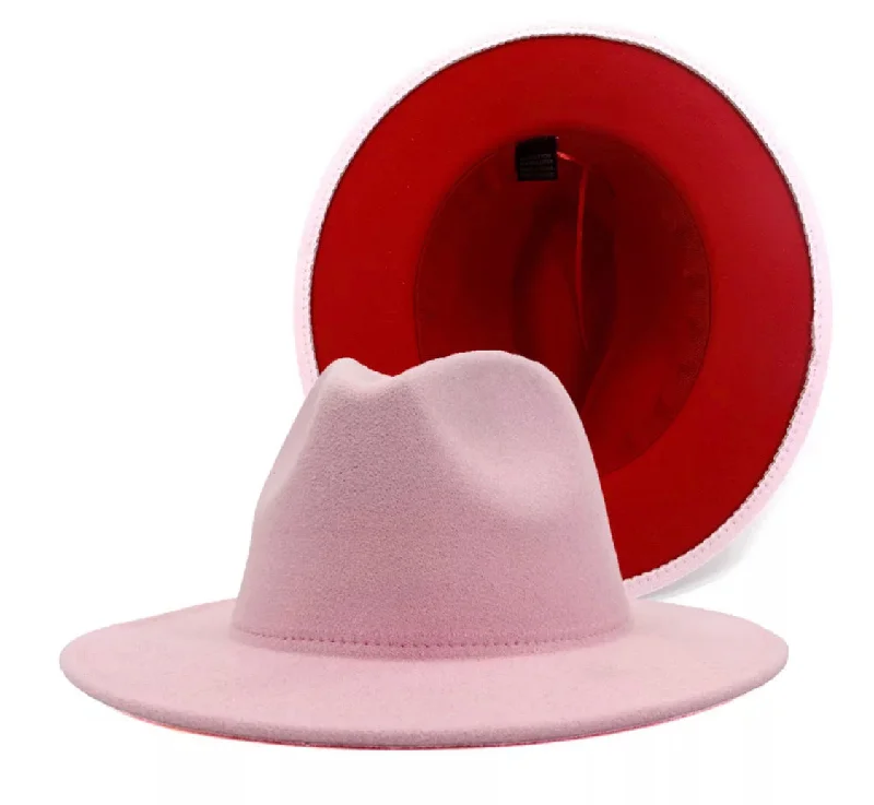 Pink w/ Red Brim