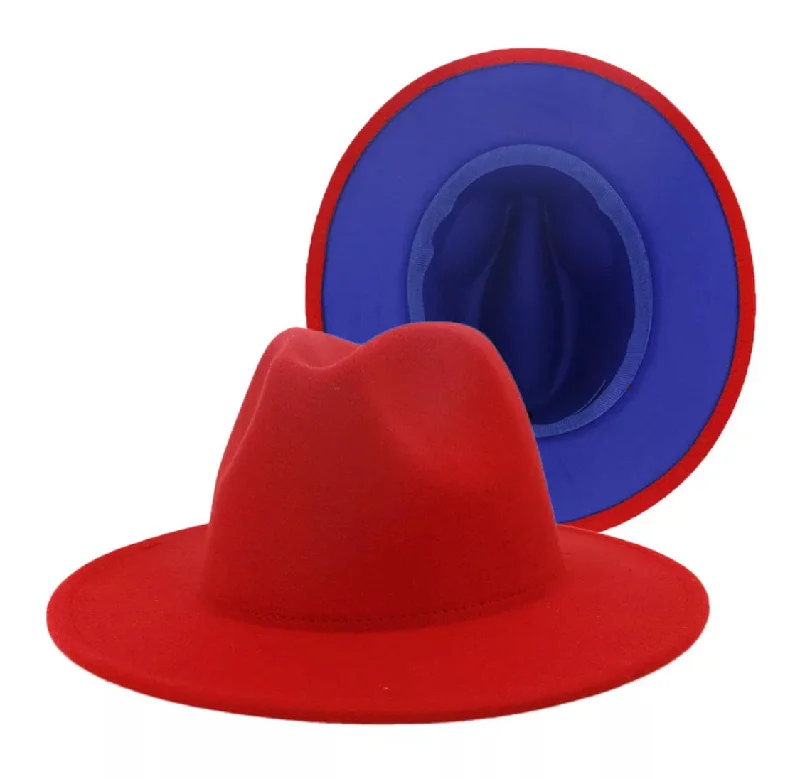 Red w/ Blue Brim