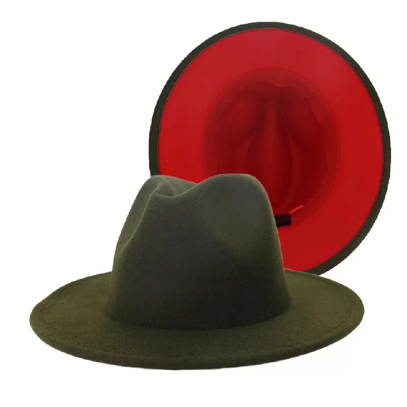 Hunter Green w/ Red Brim