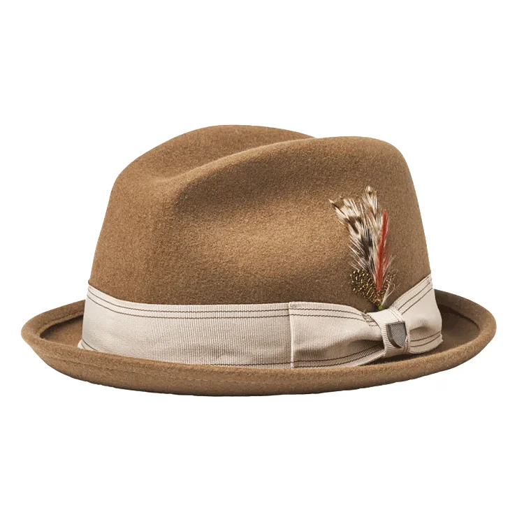 Brixton Gain Fedora - Desert Palm/Natural