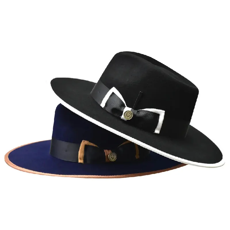 Bruno Capelo Cleveland Wide Brim Wool Fedora