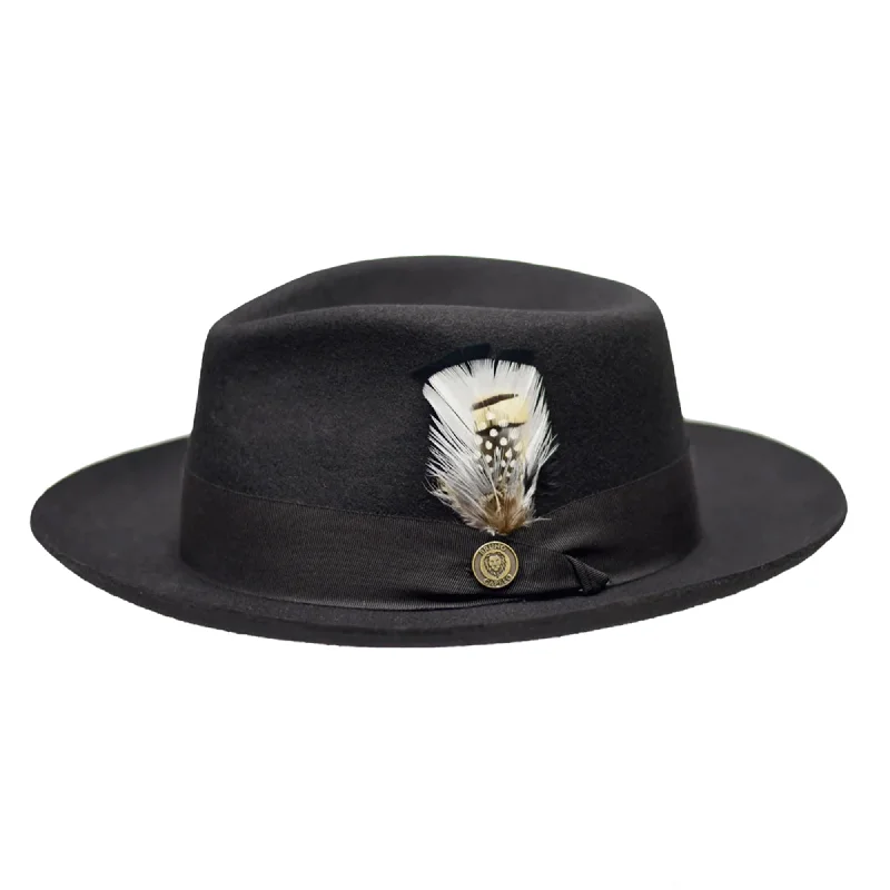 Bruno Capelo Milan Raw Edge Fedora