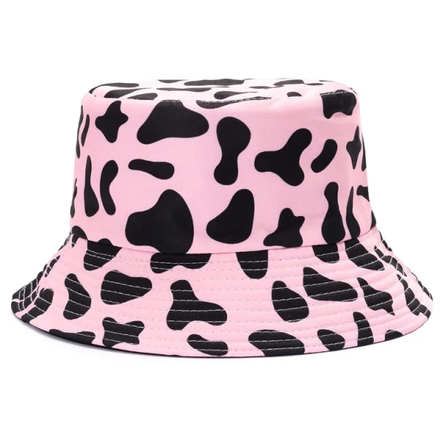 pink cow two side