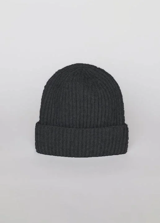 Cashmere Rib Beanie