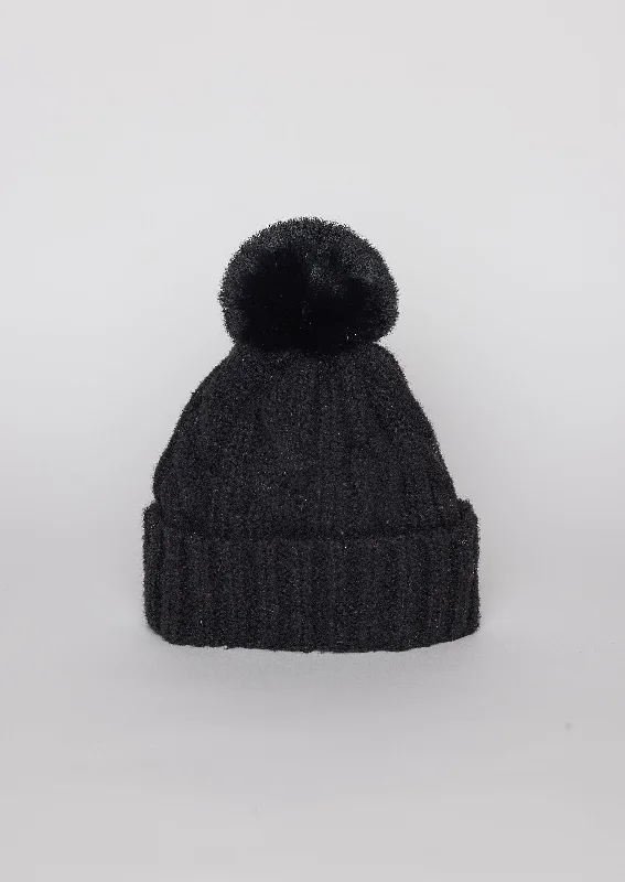 Devon Cable Beanie w/Pom