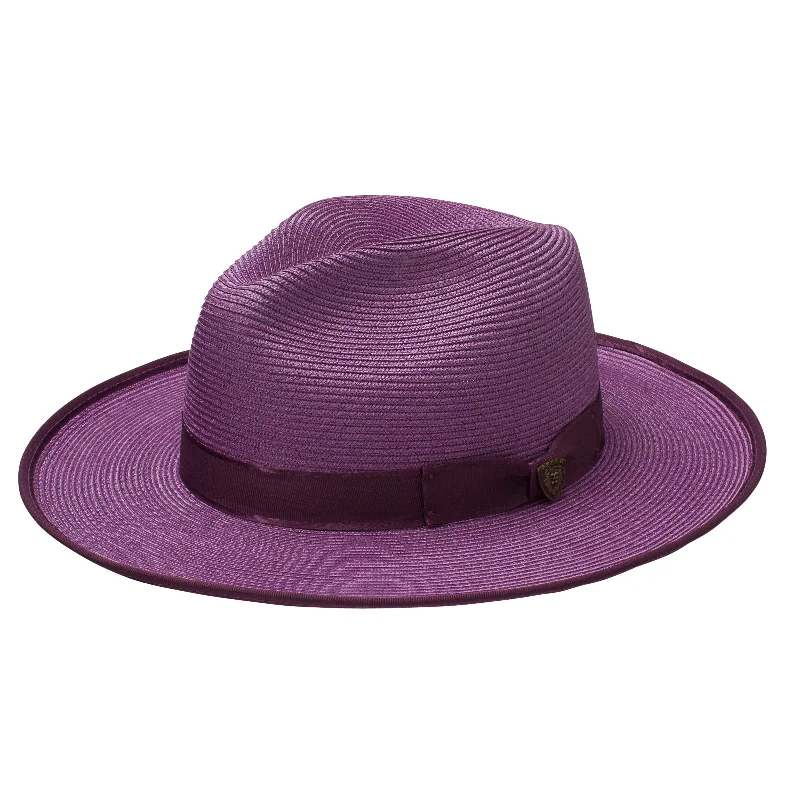 Dobbs Esquire B (Straw) Wide Brim Pinch Front Straw Fedora