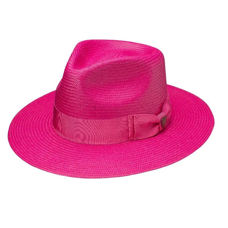 Dobbs Estate (Straw) Shantung Straw Wide Brim Fedora