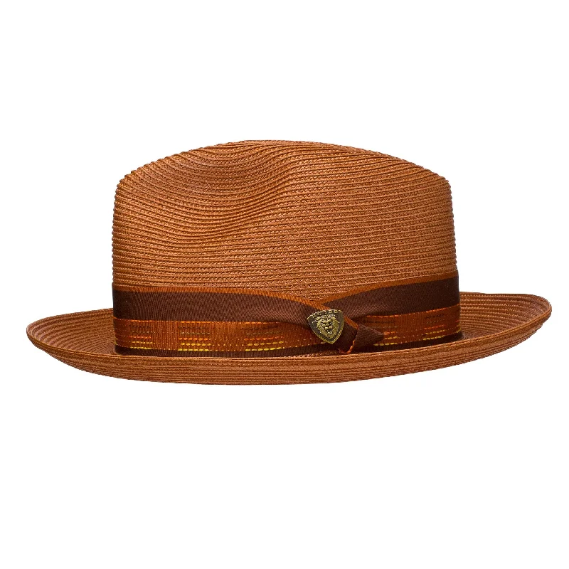 Dobbs Multiline Straw Fedora