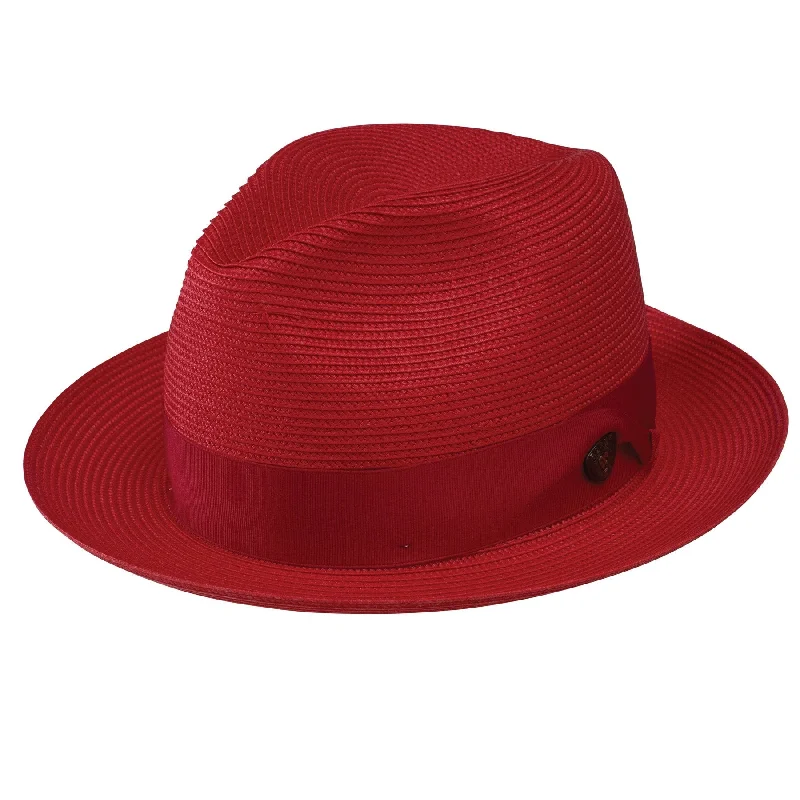 Dobbs Rosebud Milan Straw Fedora