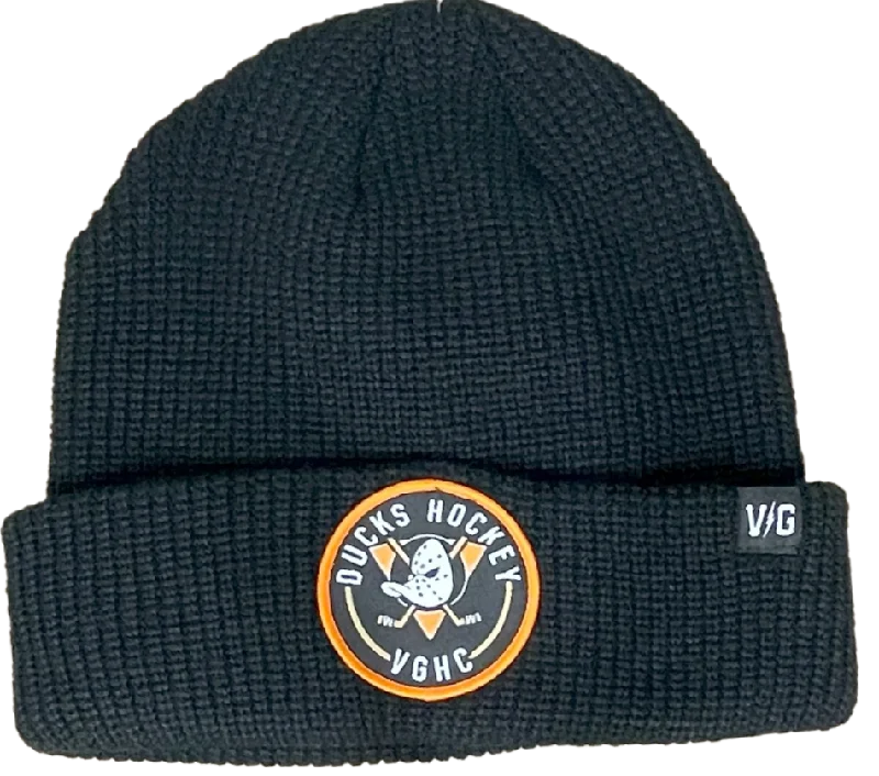 Ducks Hockey Woven Cuff Beanie