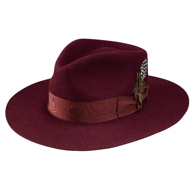 Dobbs Estate (Wool) Wide Brim Wool Felt Fedora