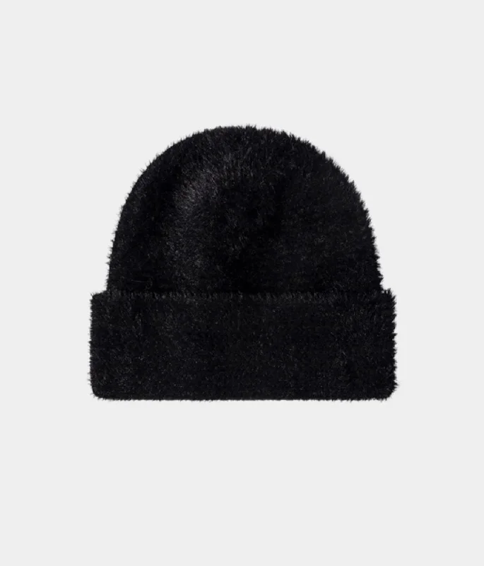 FAUX FUR BEANIE.