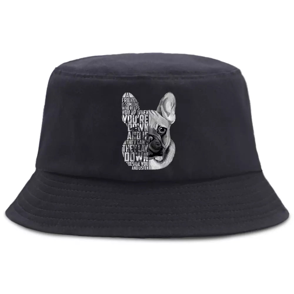 French Bulldog Bucket Hat