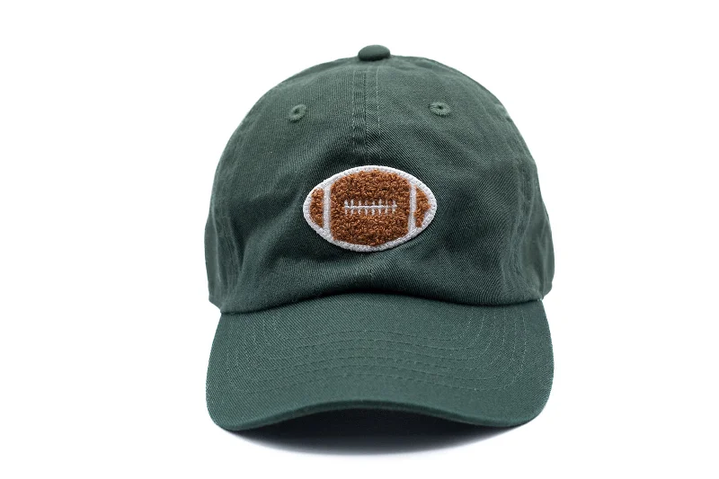 Hunter Green Hat + Terry Football