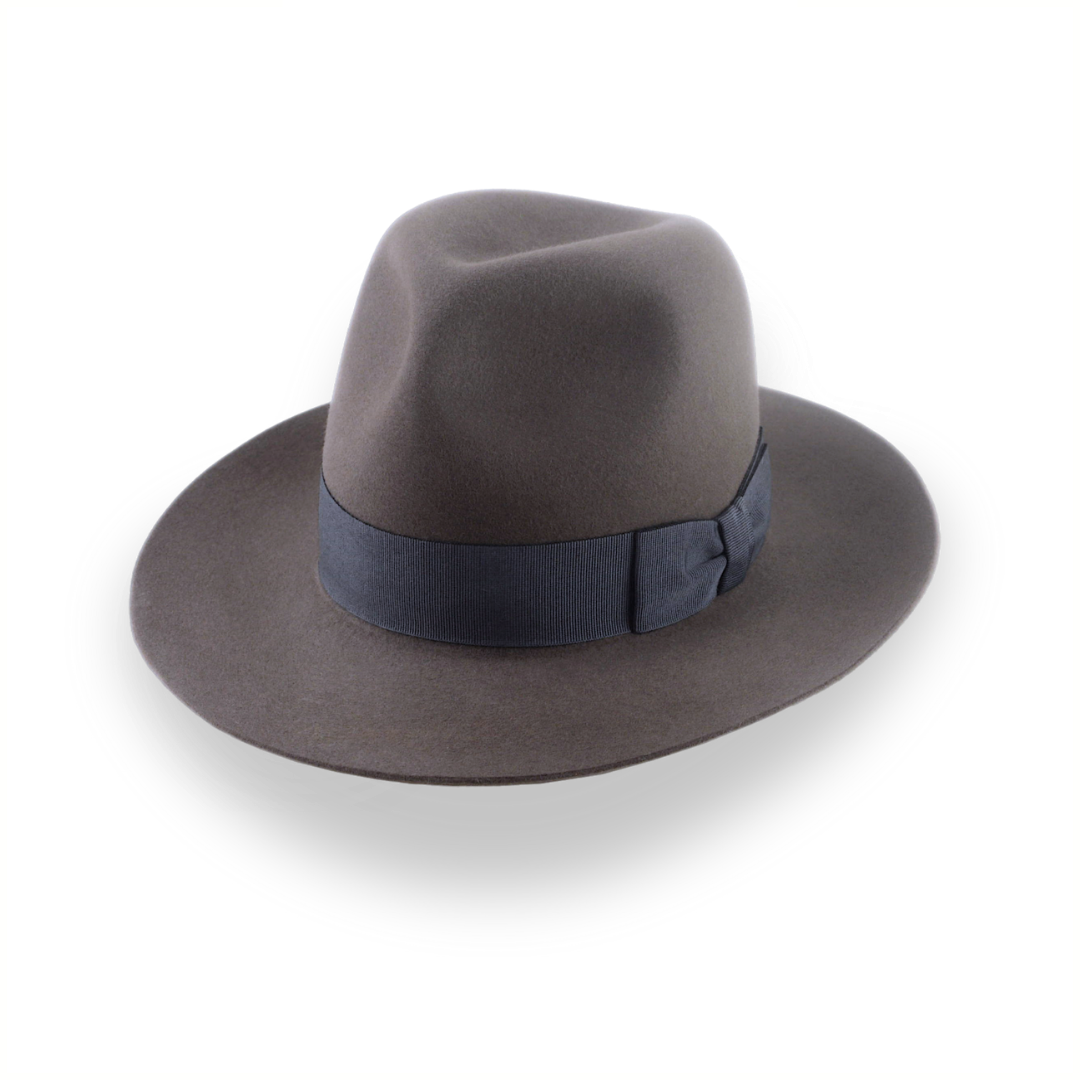 Customizable Indiana Jones Fedora in Caribou Grey | The Pulsar