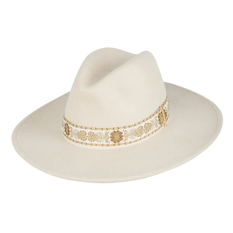 Kooringal Elwood Wide Brim Fedora - Nude