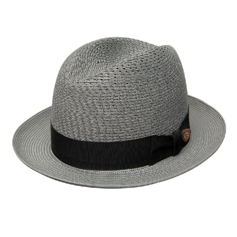 Dobbs Madison Vented Center Dent Milan Straw Fedora