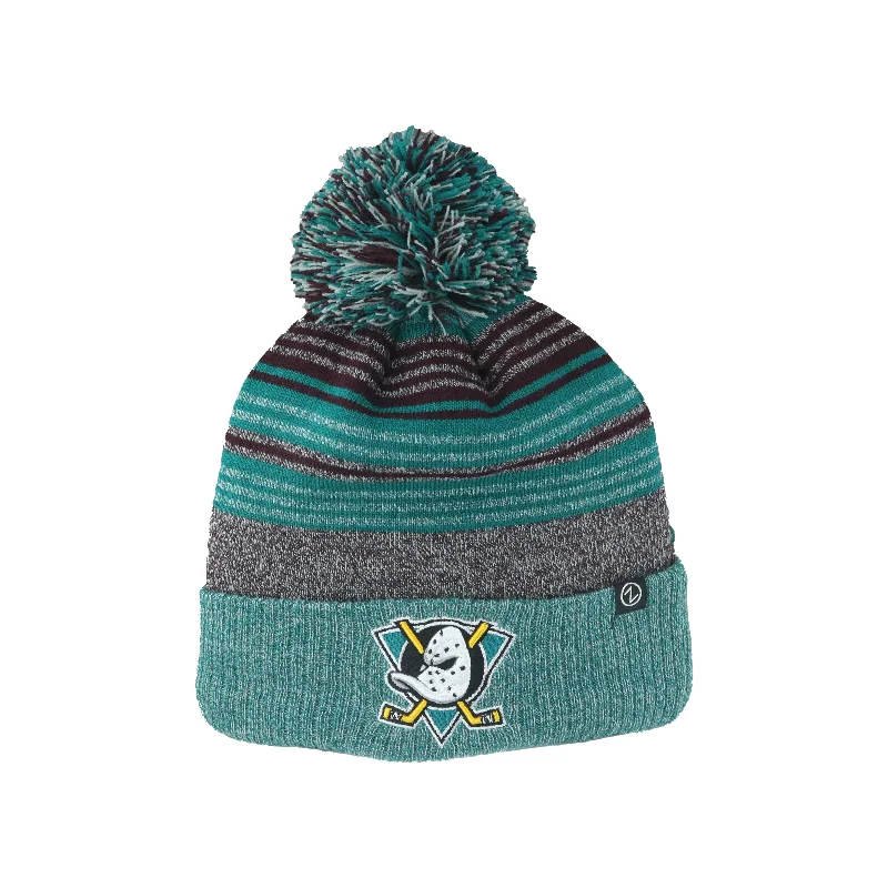 MD Teal Hoax Pom Beanie