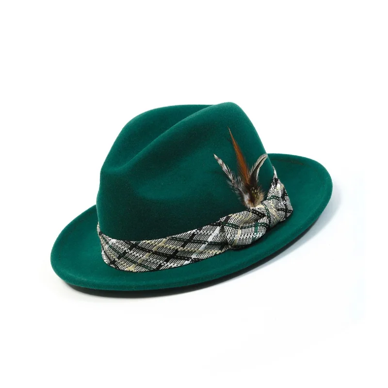 Montique Harlem Hustle Pinch Front Wool Fedora