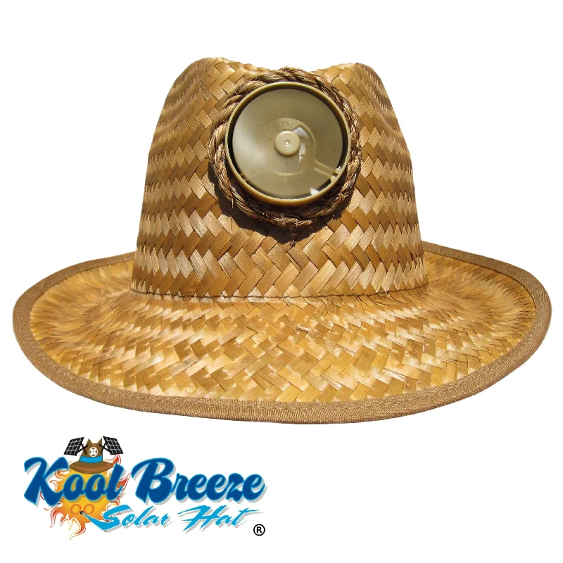 Plain Fedora "Brown" Solar Hat