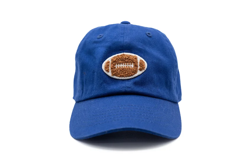 Royal Blue Hat + Terry Football