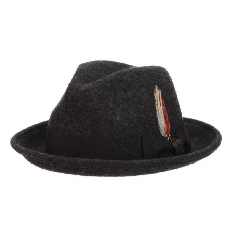 Scala Baltimore Crushable Wool Felt Fedora