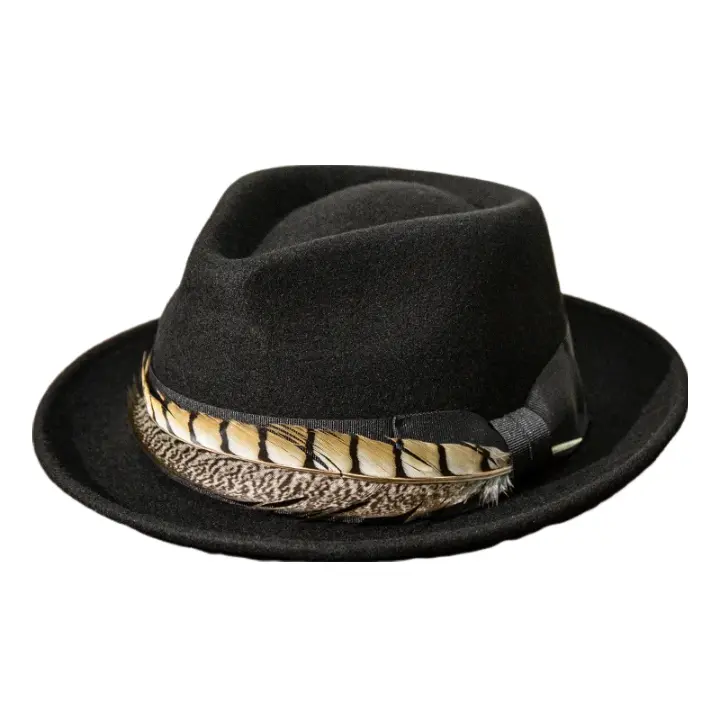 Soprano Feather Wool Fedora Hat