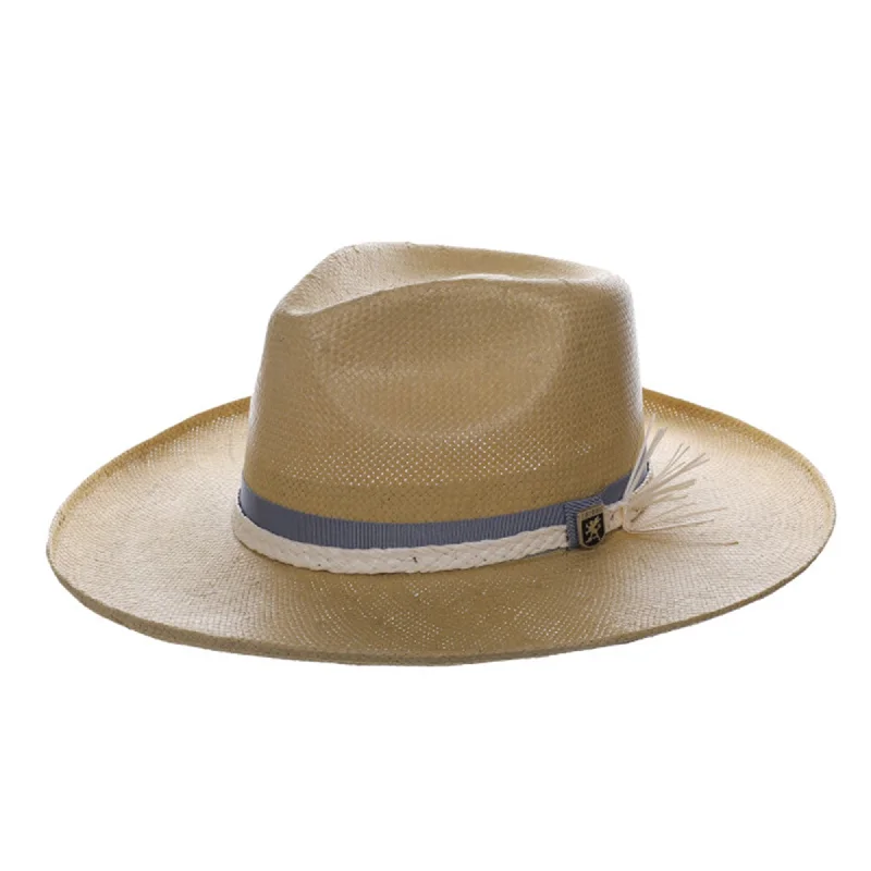 Stacy Adams NY Handwoven Toyo Straw Fedora