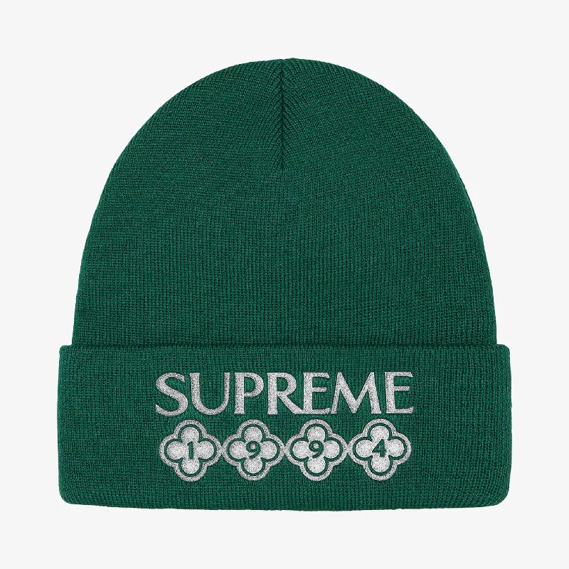 Supreme Beanie 'Glitter' Dark Green (FW21)