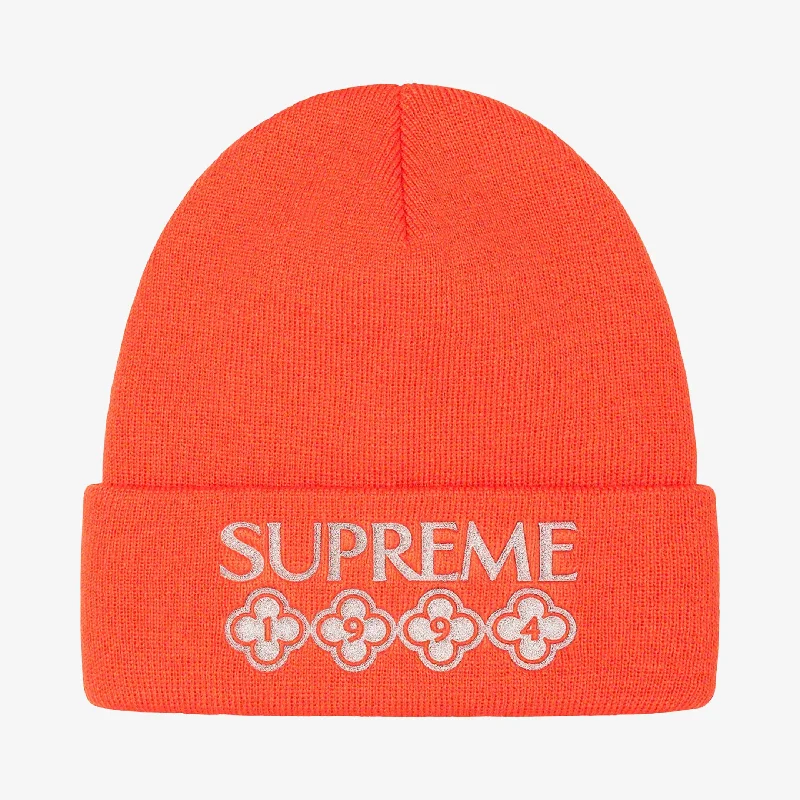 Supreme Beanie 'Glitter' Orange (FW21)