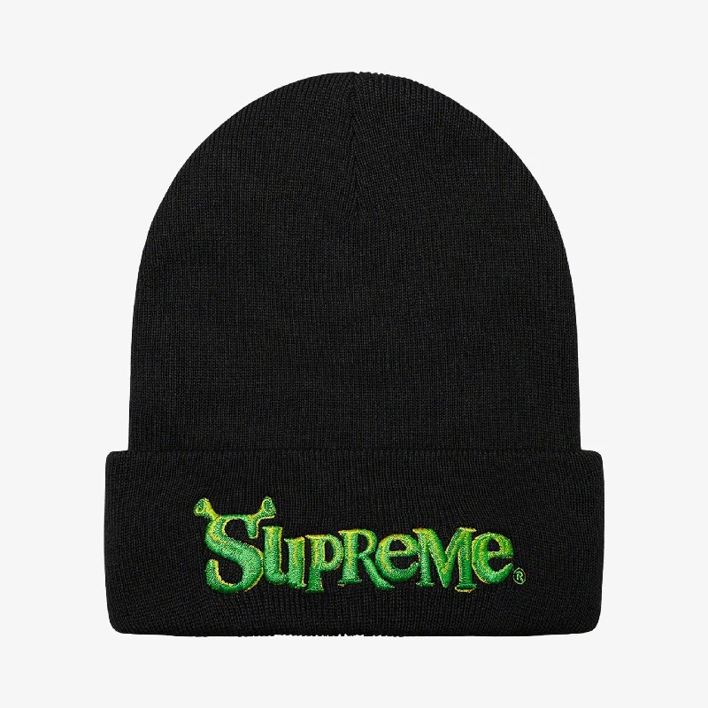 Supreme Beanie 'Shrek' Black (FW21)