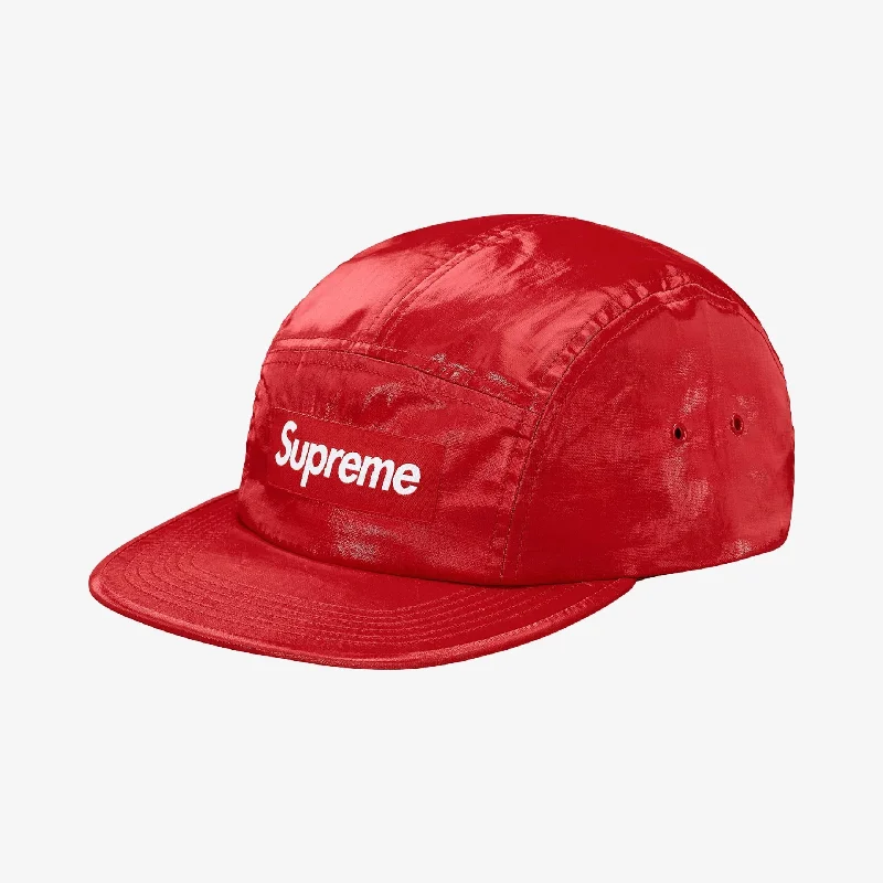 Supreme Coated Linen Camp Cap Red (SS18)