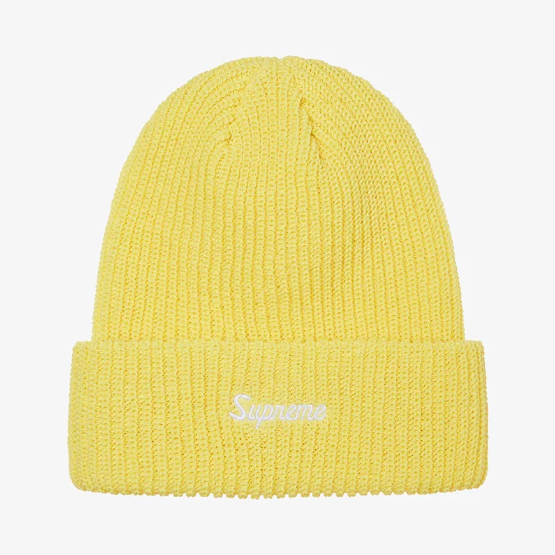 Supreme Loose Gauge Beanie Light Yellow (FW21)