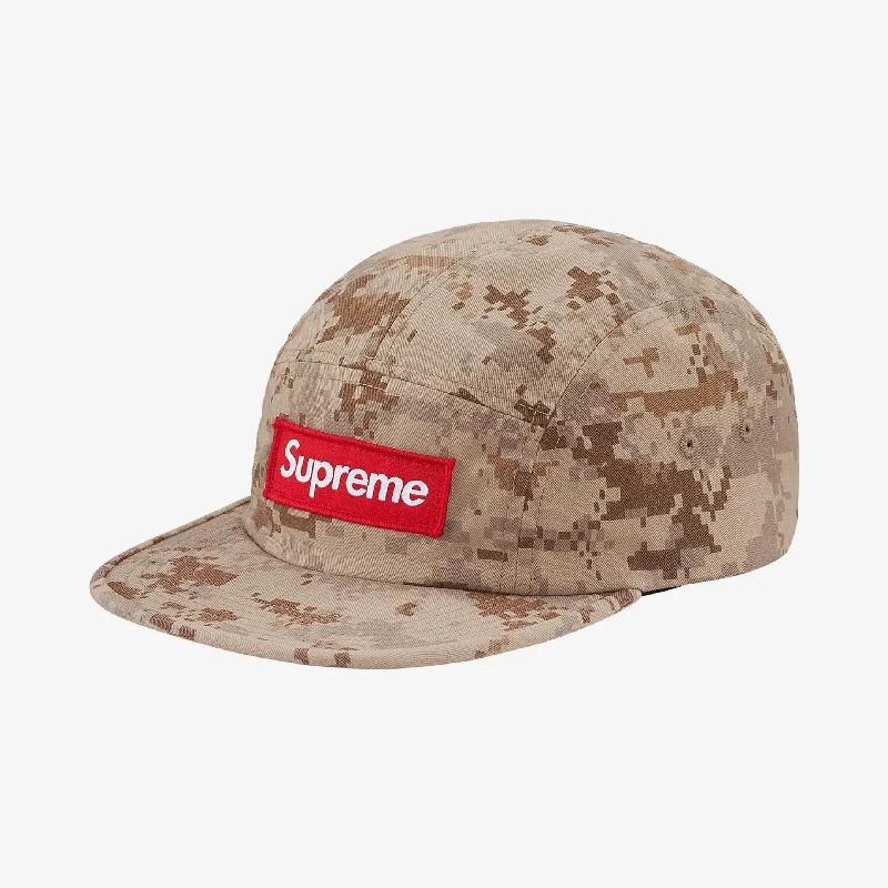 Supreme Nyco Twill Camp Cap Tan Digi Camo (FW17)