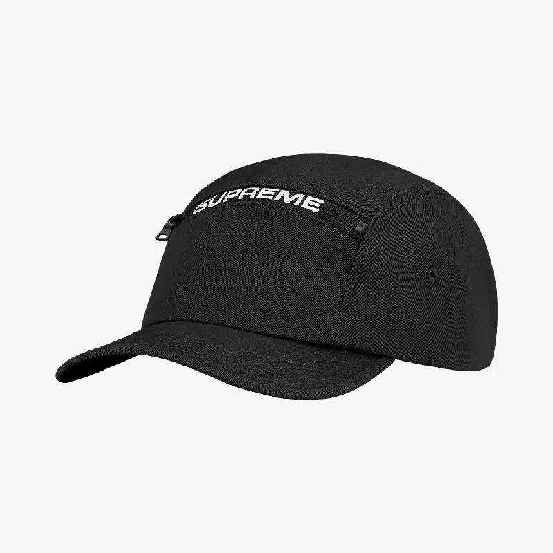 Supreme Top Zip Camp Cap Black (FW21)