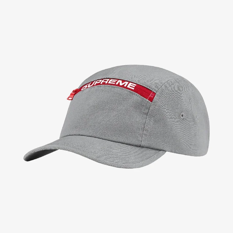 Supreme Top Zip Camp Cap Grey (FW21)