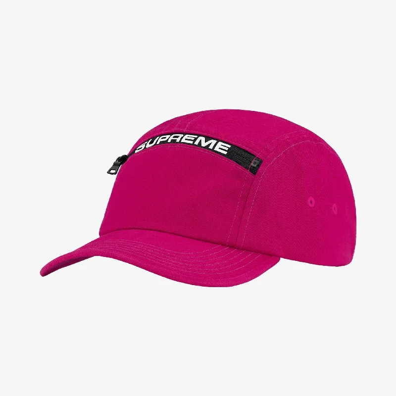 Supreme Top Zip Camp Cap Magneta (FW21)