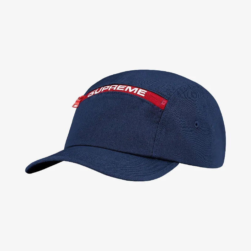 Supreme Top Zip Camp Cap Navy (FW21)