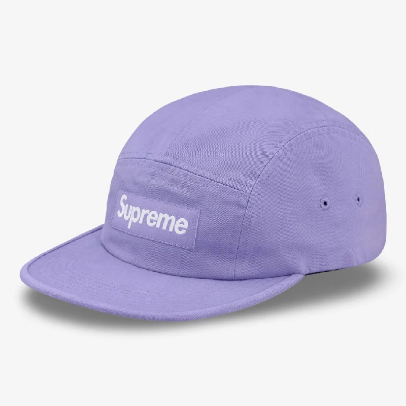 Supreme Washed Chino Twill Camp Cap Light Purple (SS18)