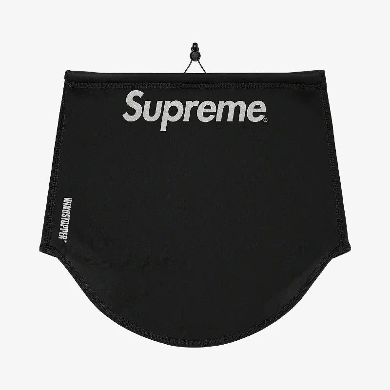 Supreme WINDSTOPPER Neck Gaiter Black (FW21)