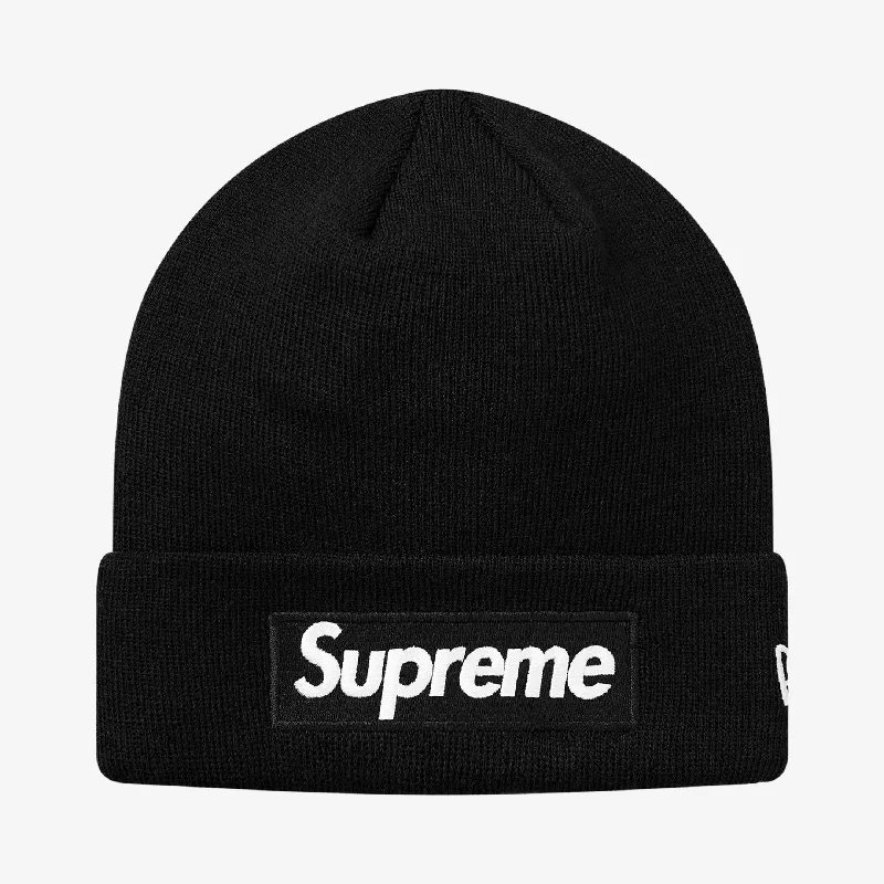 Supreme x New Era Beanie 'Box Logo' Black (FW18)