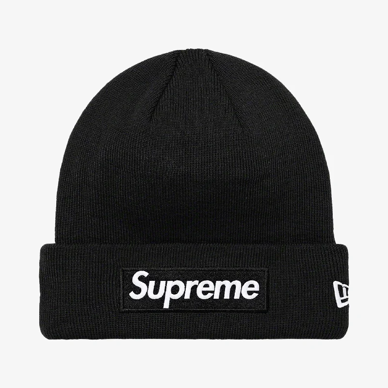 Supreme x New Era Beanie 'Box Logo' Black (FW21)