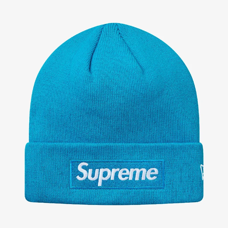 Supreme x New Era Beanie 'Box Logo' Bright Royal (FW18)