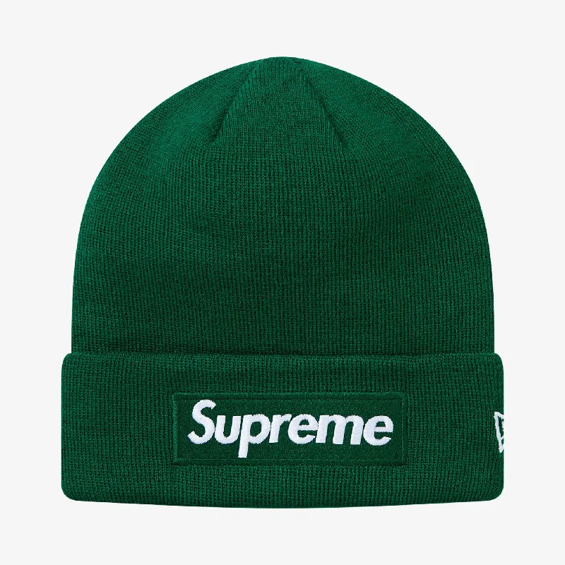 Supreme x New Era Beanie 'Box Logo' Dark Green (FW18)