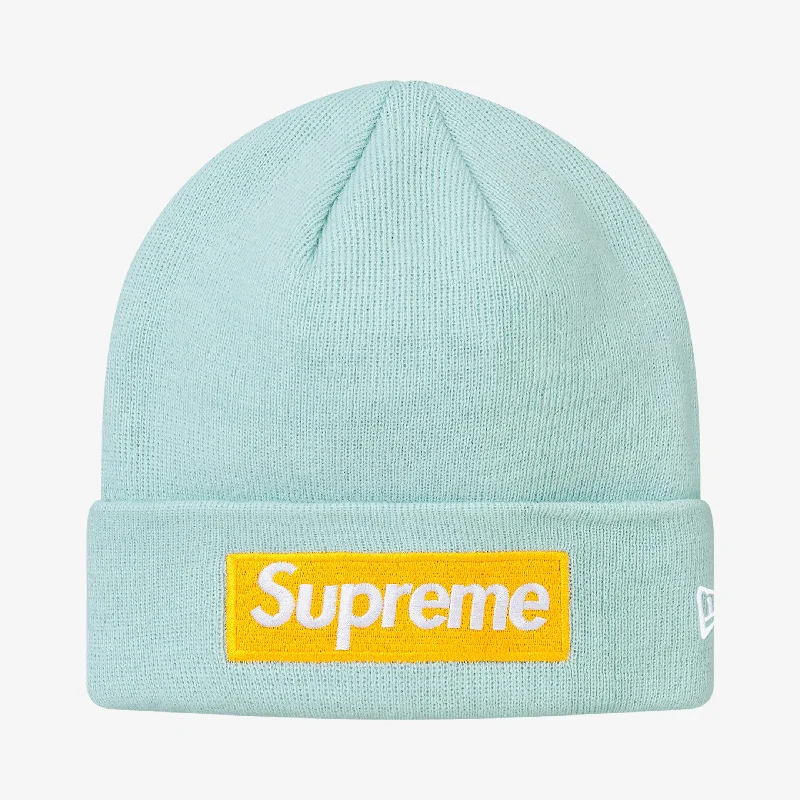 Supreme x New Era Beanie 'Box Logo' Ice Blue (FW17)