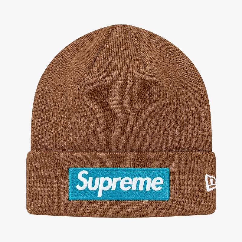 Supreme x New Era Beanie 'Box Logo' Rust Brown (FW17)