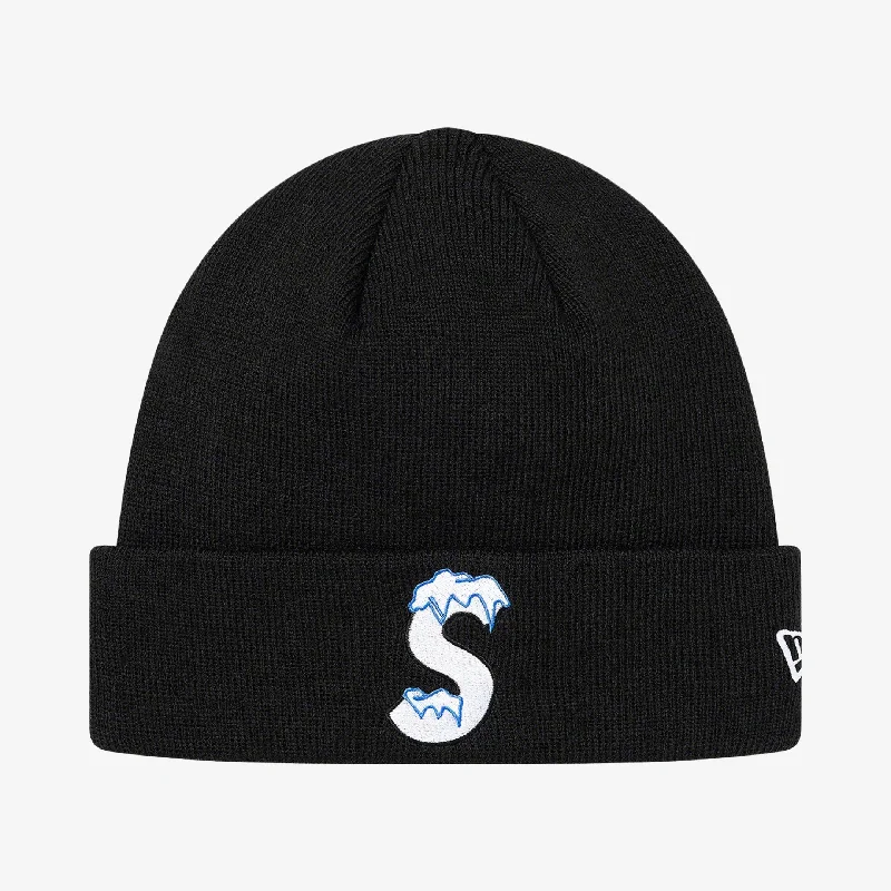 Supreme x New Era Beanie 'S Logo' Black (FW20)